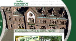 Desktop Screenshot of hoepfner-burghof.de