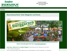 Tablet Screenshot of hoepfner-burghof.de